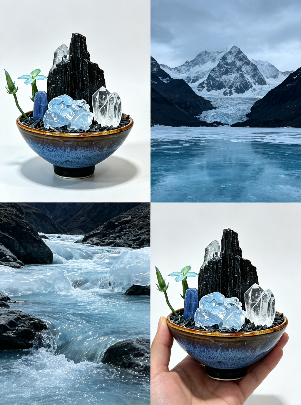 Black Tourmaline & Celestite Crystal Sanctuary