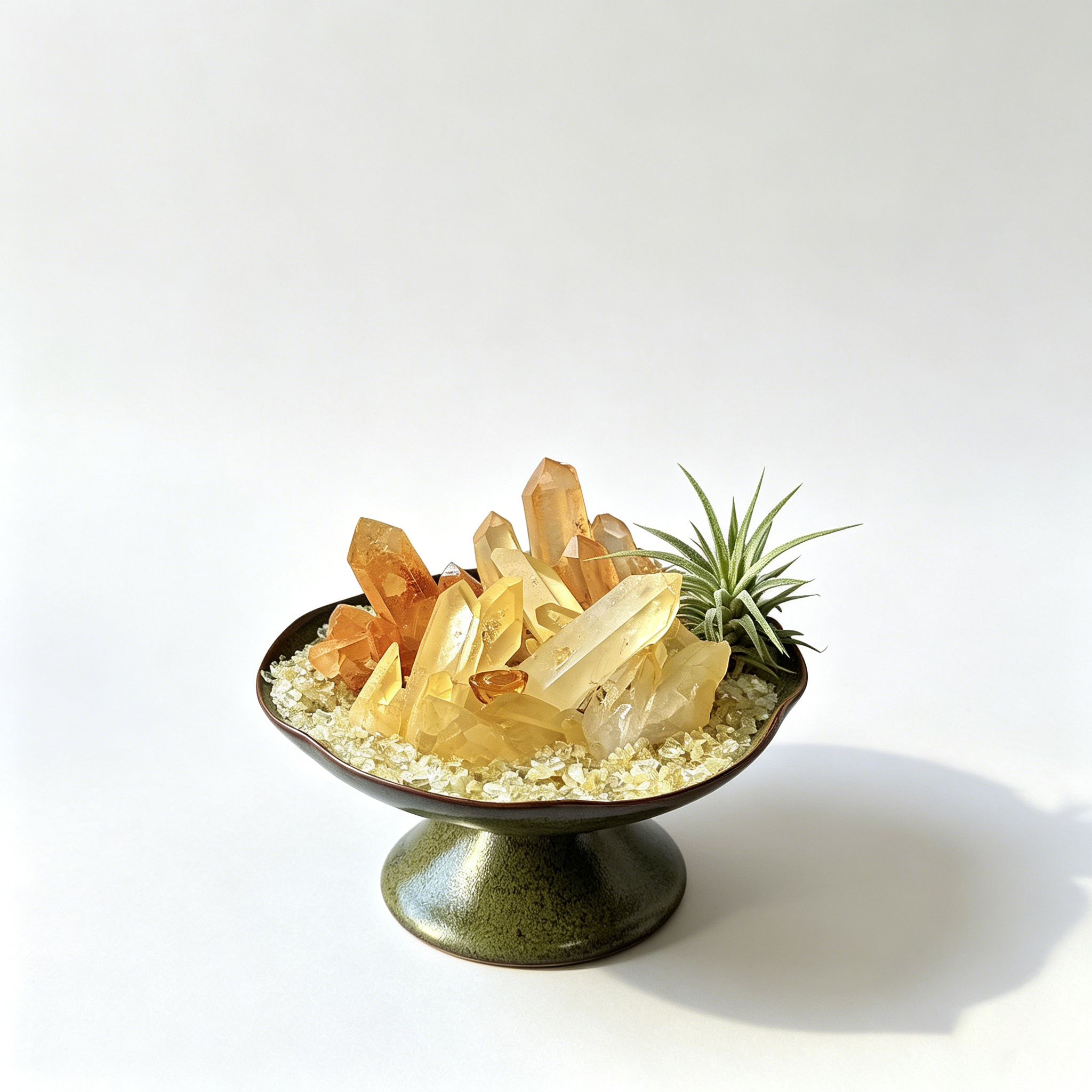 Raw Citrine Cluster Crystal Garden
