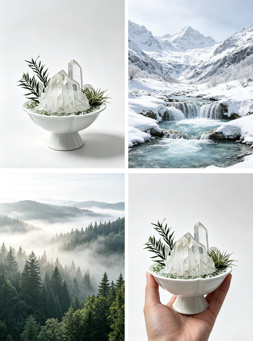 Pure Clear Quartz Architectural Sculpture