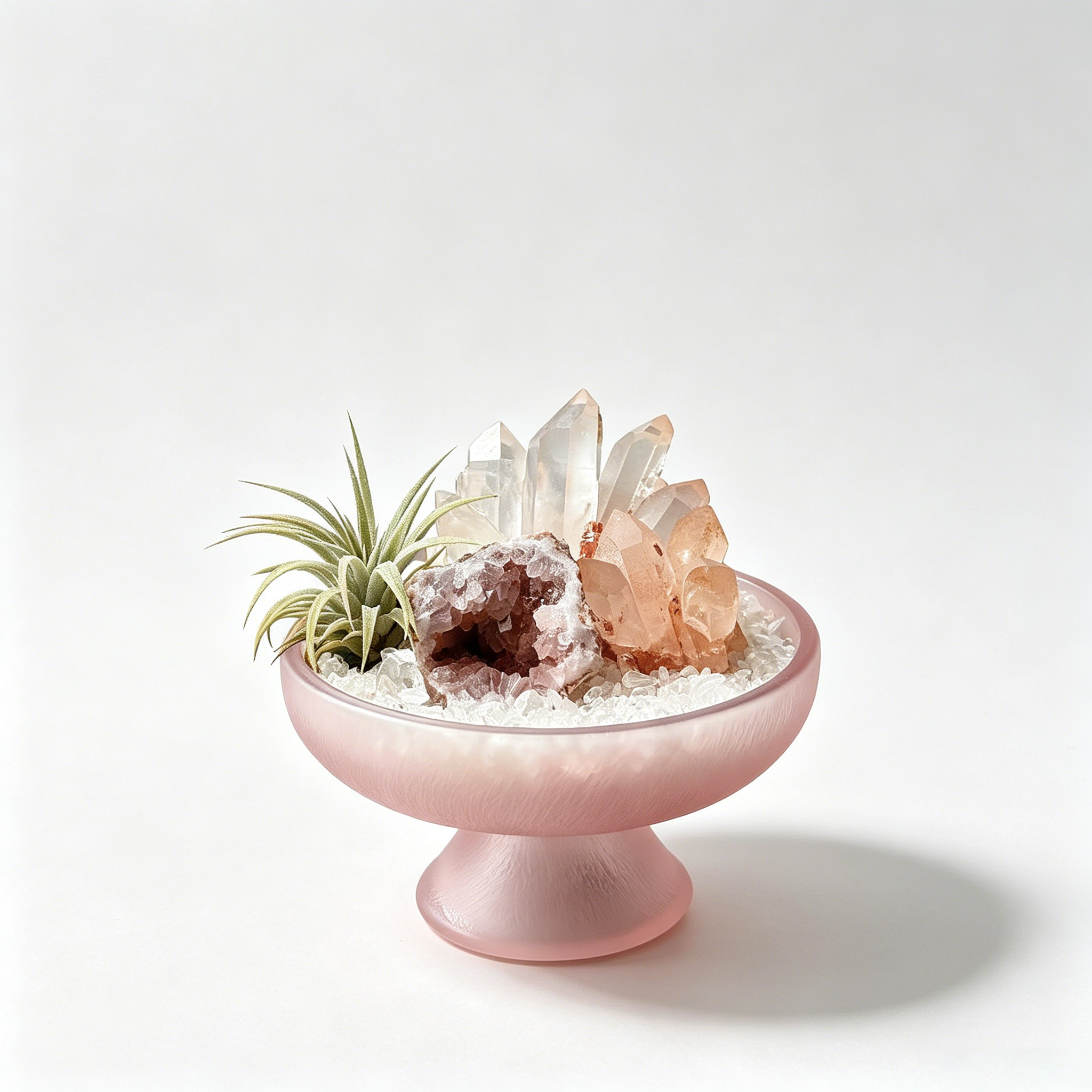 Pink Geode & Aurora Halo Prism
