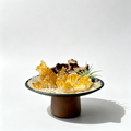 Golden Quartz & Driftwood Crystal Display