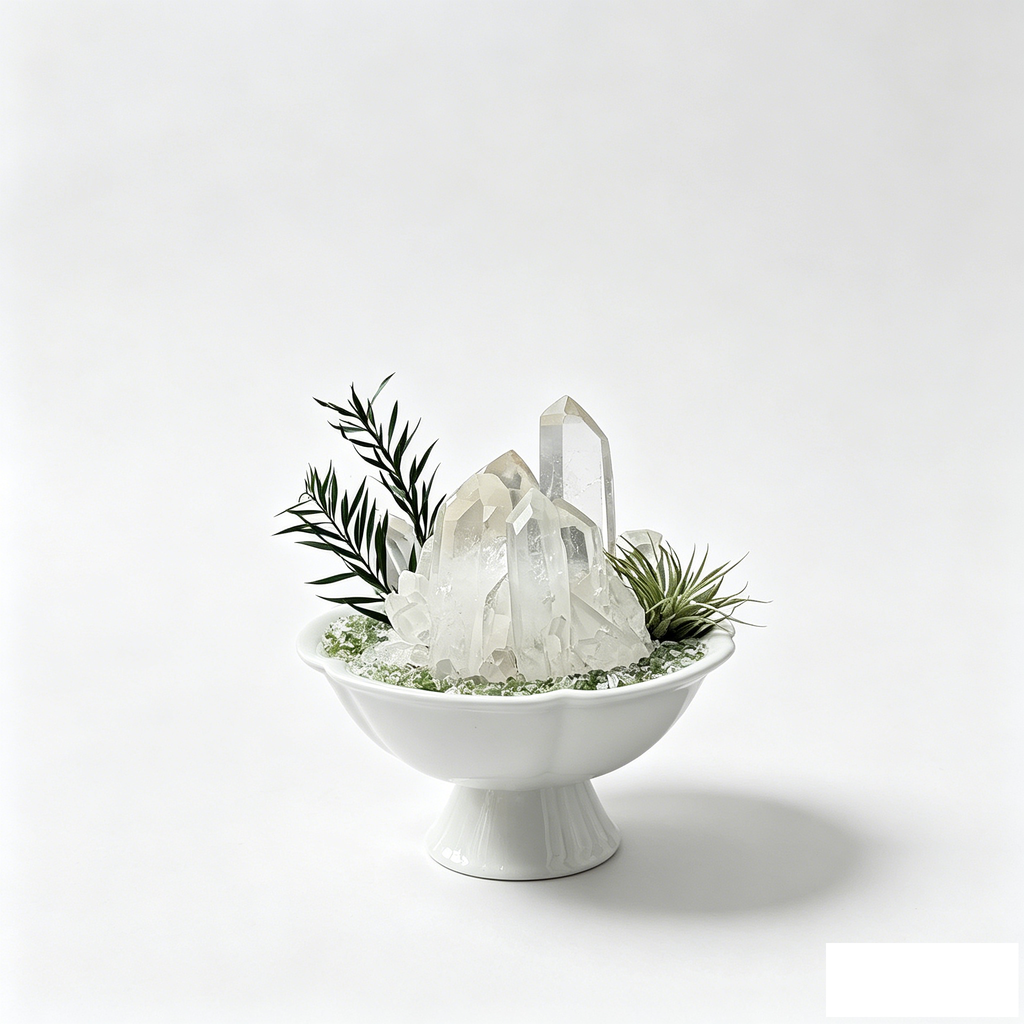 Pure Clear Quartz Architectural Sculpture