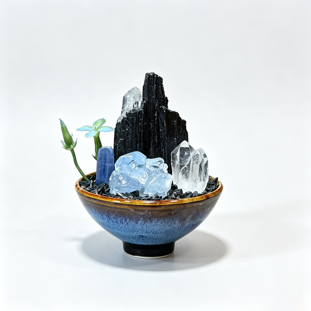 Black Tourmaline & Celestite Crystal Sanctuary