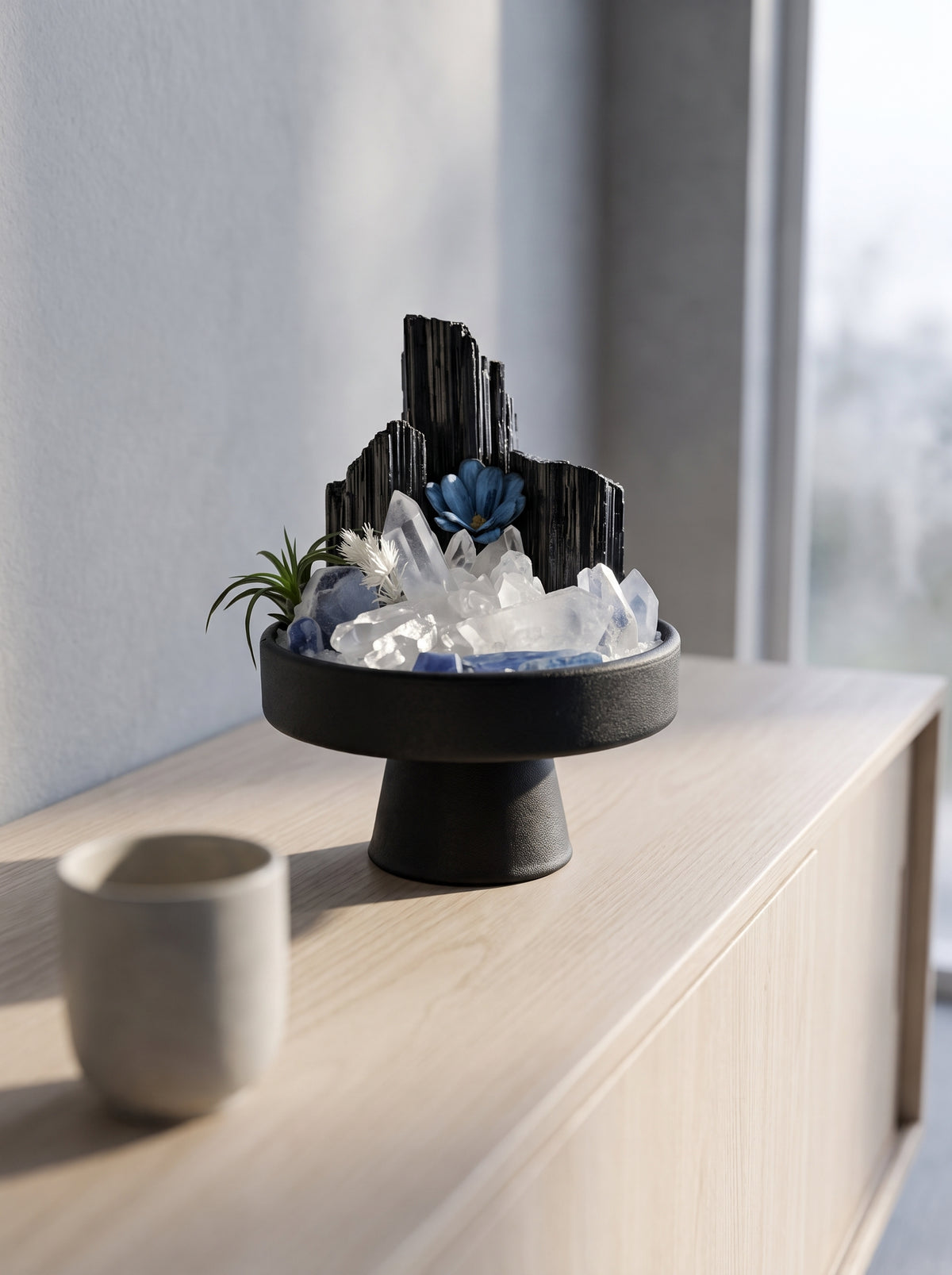styled home interior scene.
