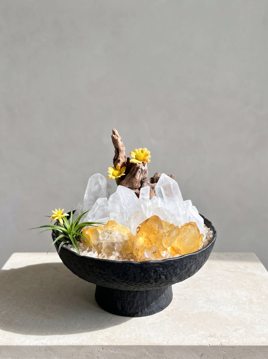 GOLDEN DAWN CLEAR QUARTZ GARDEN