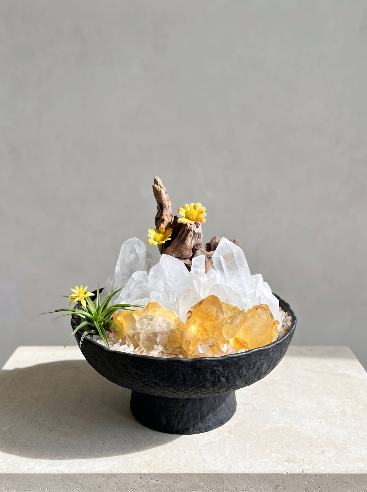 GOLDEN DAWN CLEAR QUARTZ GARDEN