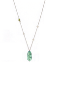 Beaded Green Fluorite Prism