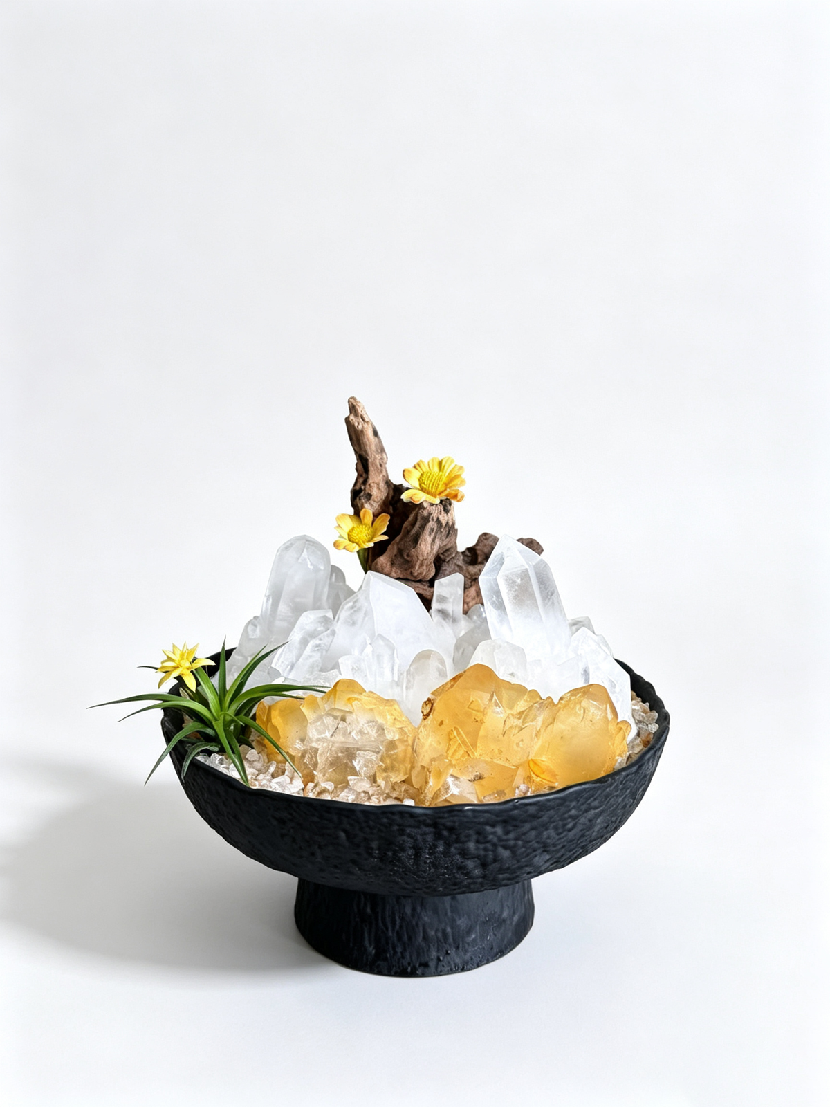 GOLDEN DAWN CLEAR QUARTZ GARDEN